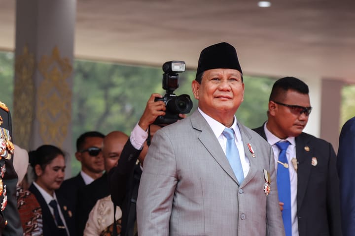 Prabowo beëdigd tot president